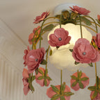 Romantische Flowers Glass Ceiling Light — product view 24
