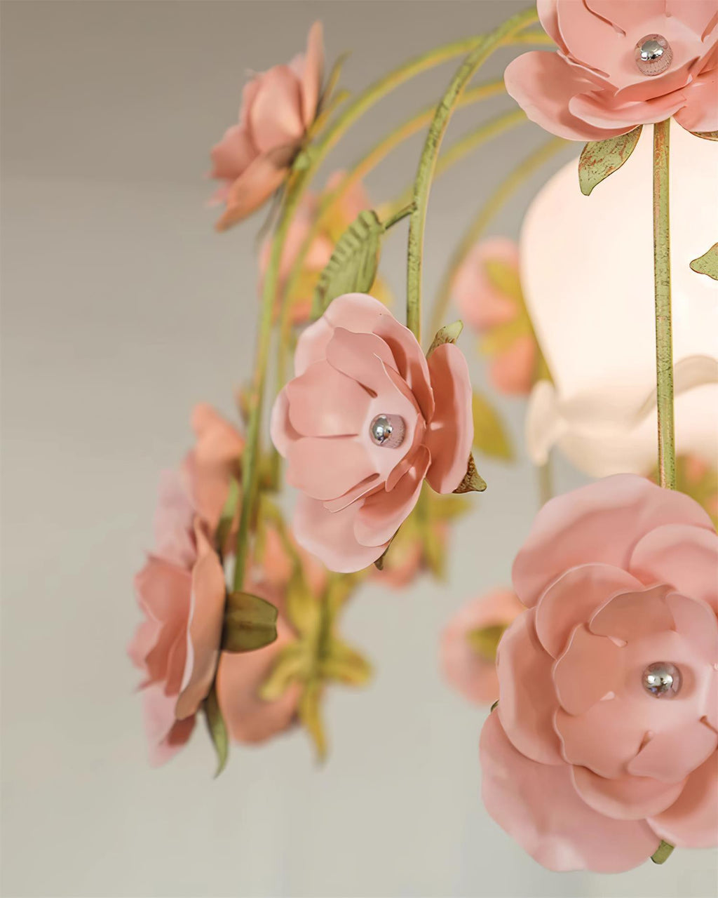 Romantische Flowers Glass Pendant Lamp — product view 15