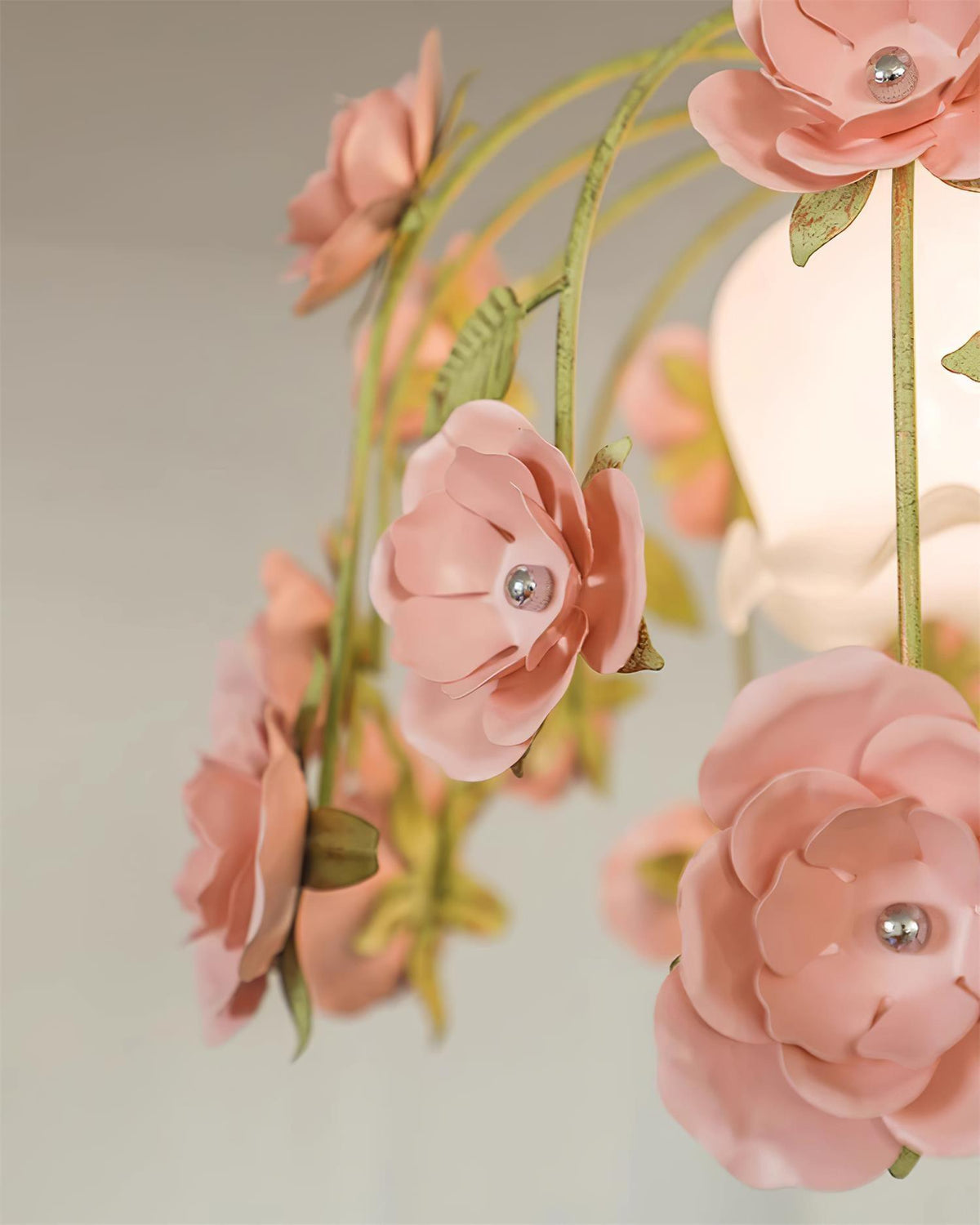 Romantische Flowers Glass Pendant Lamp — product view 15