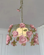 Romantische Flowers Glass Pendant Lamp — product view 6