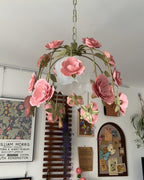 Romantische Flowers Glass Pendant Lamp — product view 8