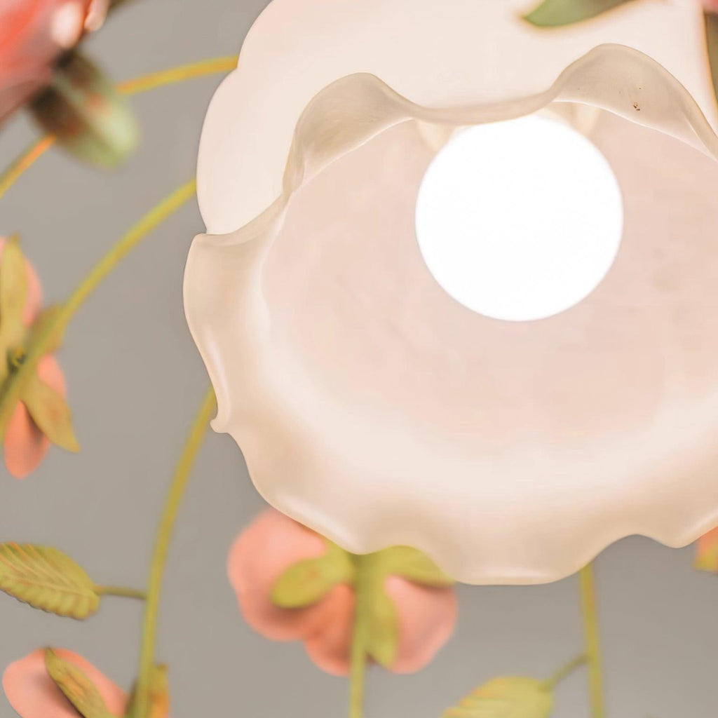 Romantische Flowers Glass Pendant Lamp — product view 14