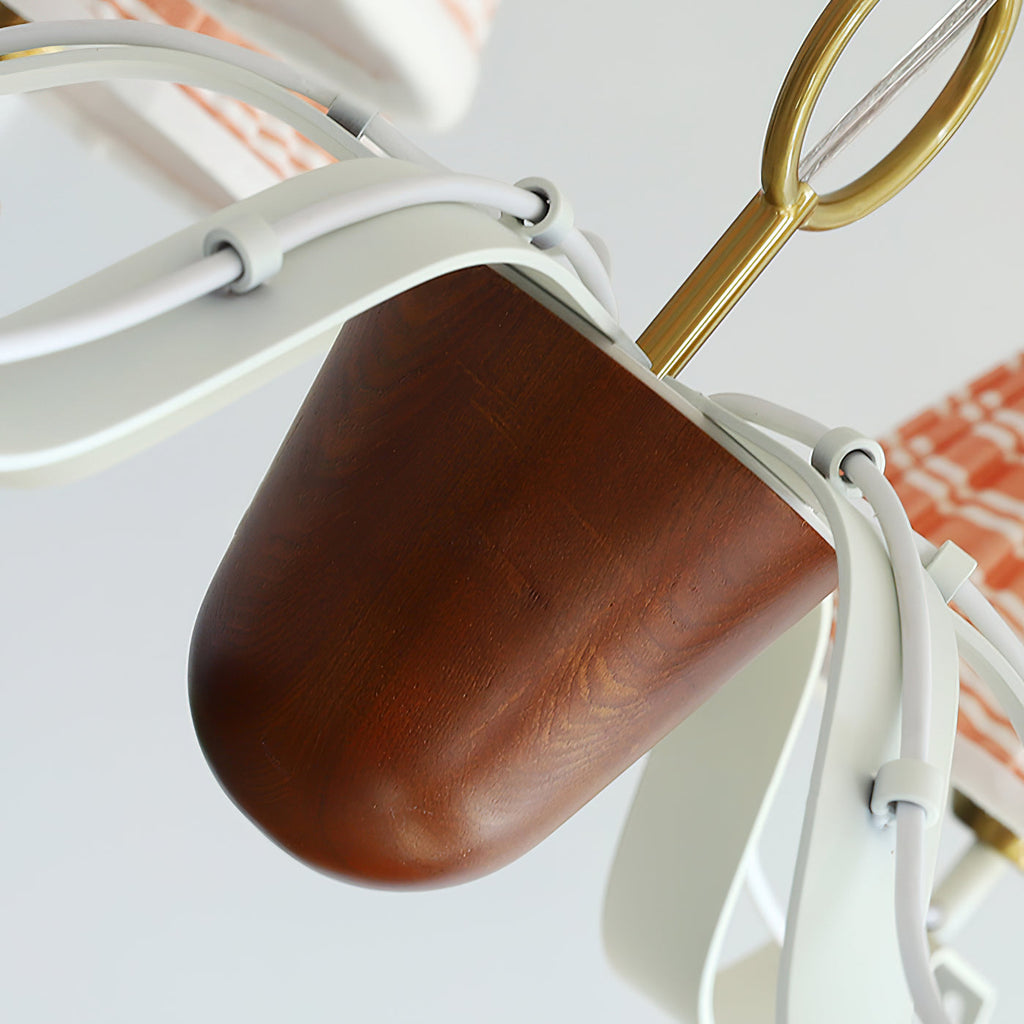 Rosvyn Wood Chandelier — product view 30