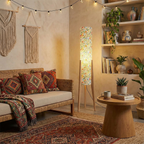 Roya Floral Wood Floor Lamp — product view 12