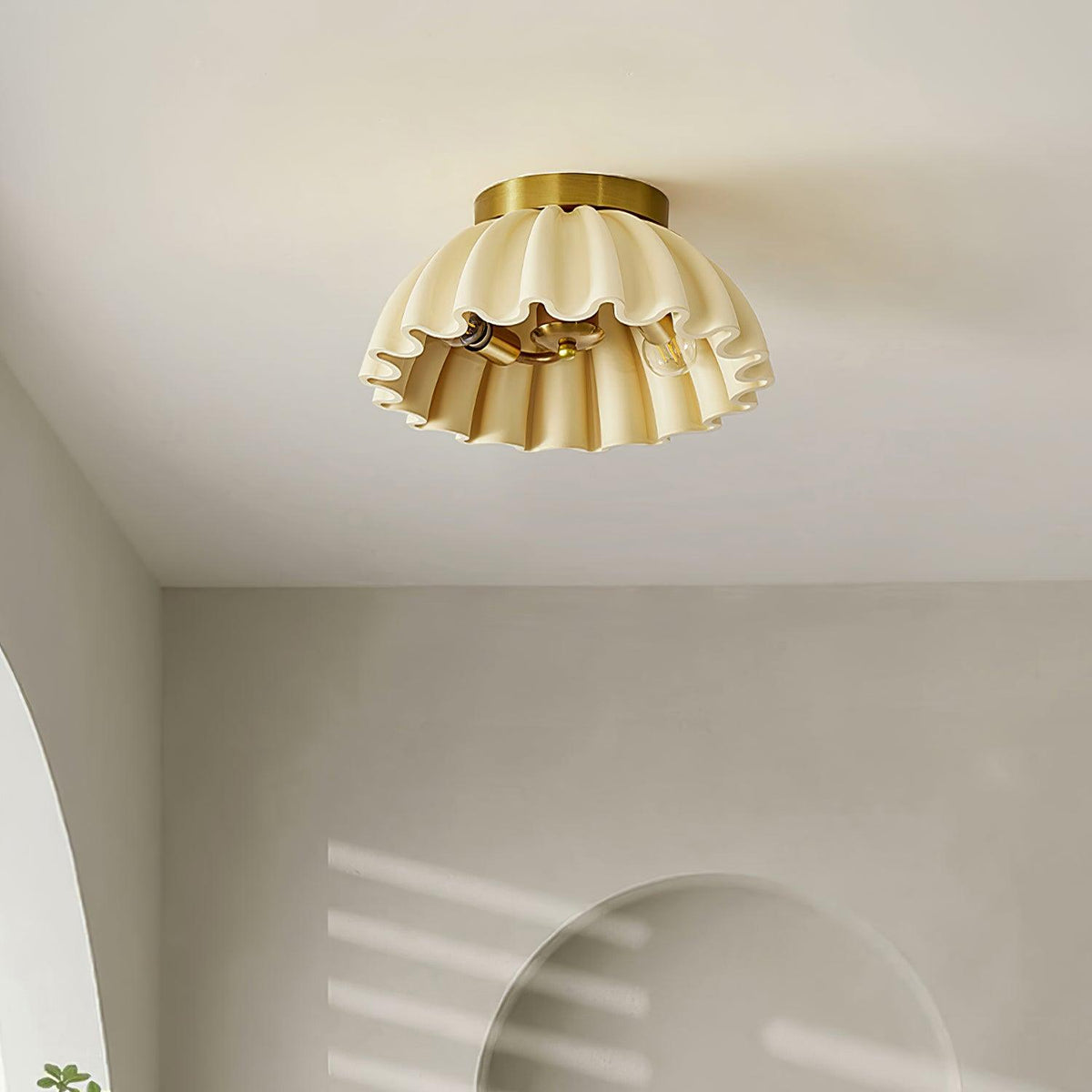 Ruffle Metal Ceiling Light — product view 8