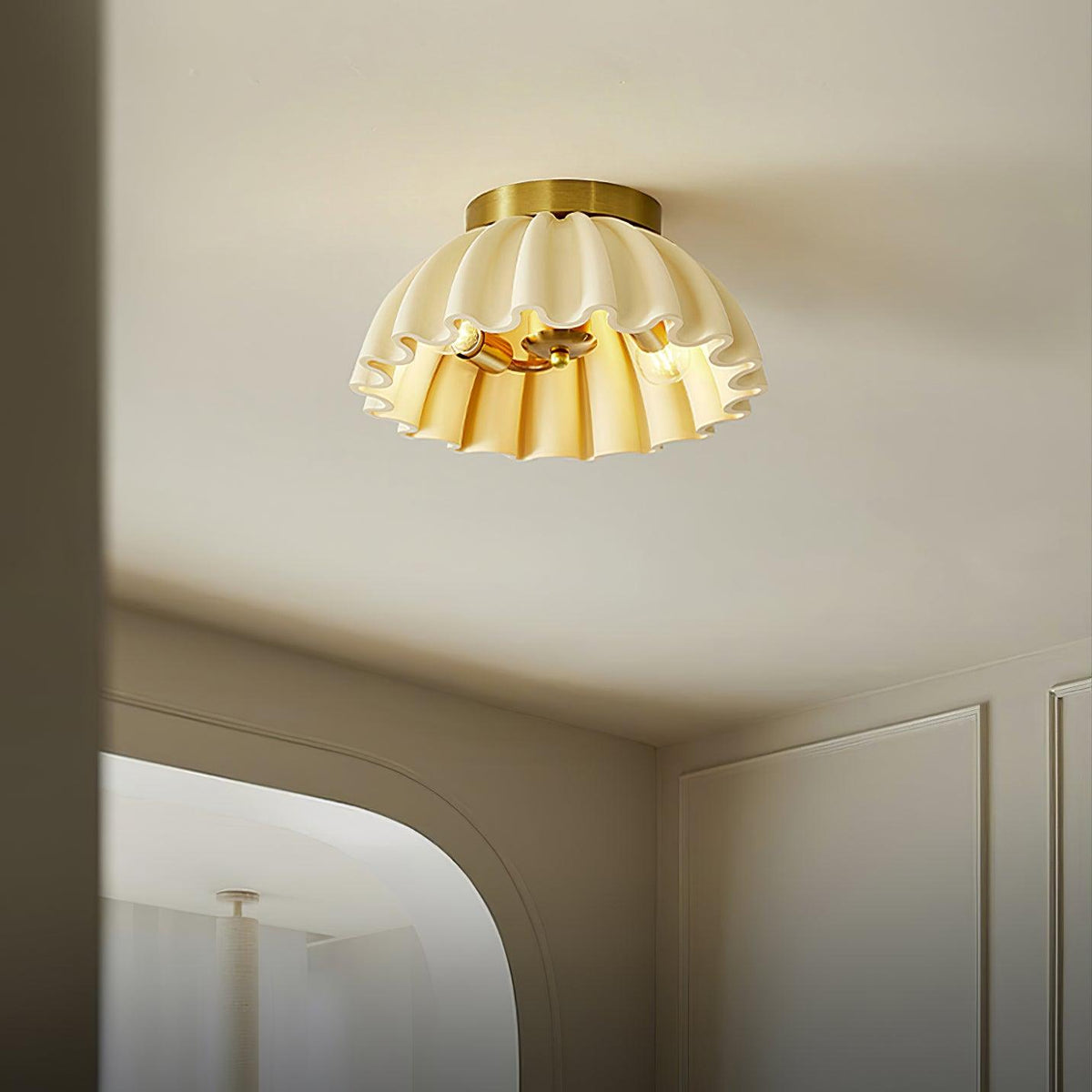 Ruffle Metal Ceiling Light — product view 13