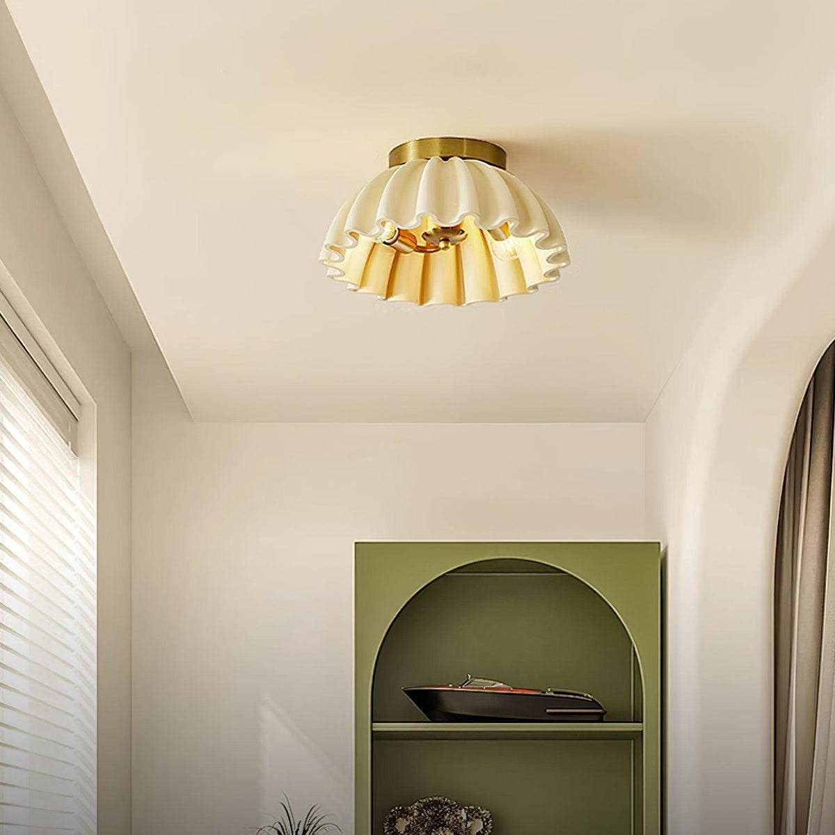 Ruffle Metal Ceiling Light — product view 14