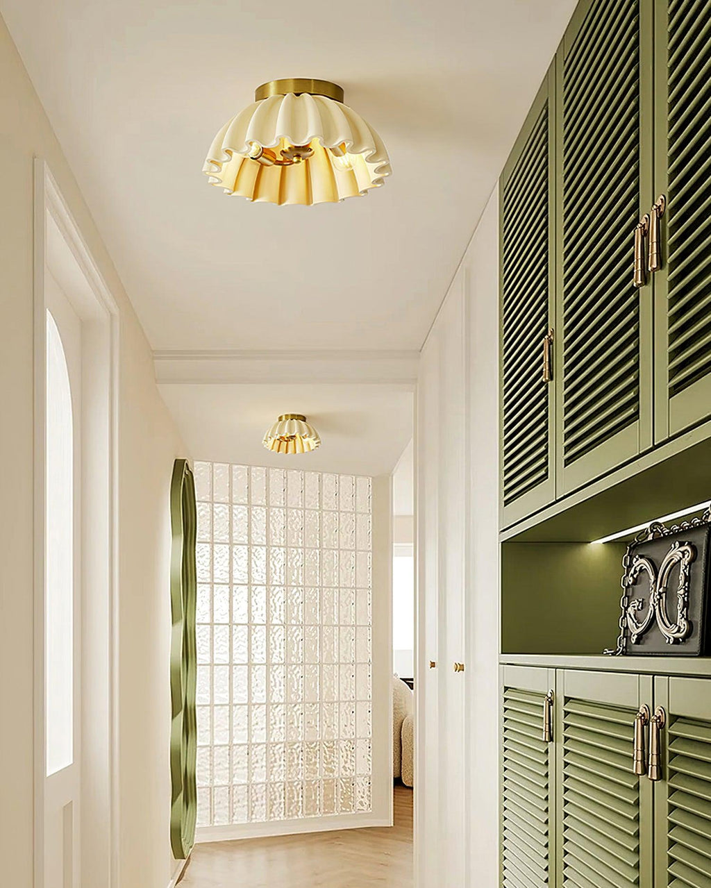 Ruffle Metal Ceiling Light — product view 6