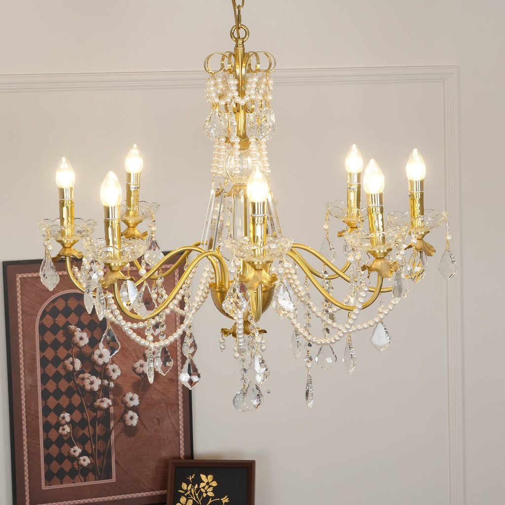 Elowen Crystal Chandelier — product view 2