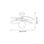 Salisbury Glass Ceiling Light — product view 5