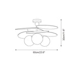 Salisbury Glass Ceiling Light — product view 6