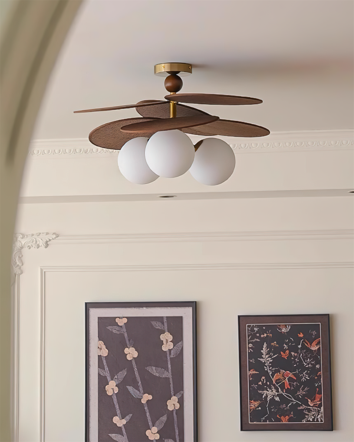 Salisbury Glass Ceiling Light — product view 3