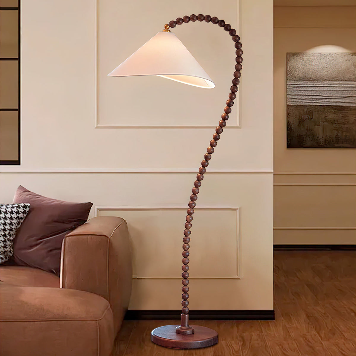 Sawyer Wood Floor Lamp — product view 2