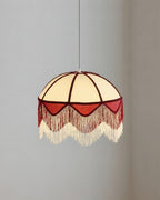 Scarlet Fringe Metal Pendant Lamp — product view 8