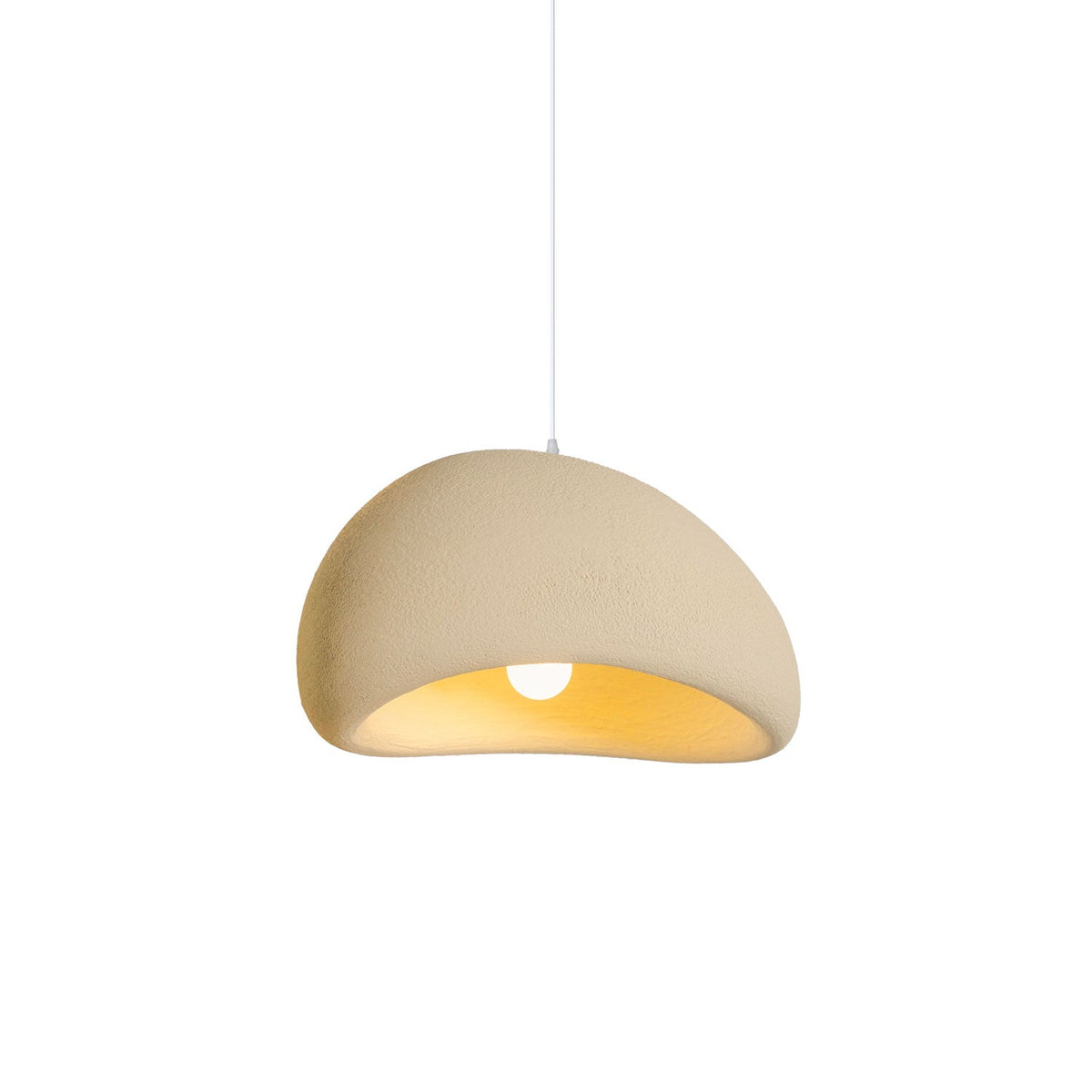Sculptural Cloud Sphere Pendant Light