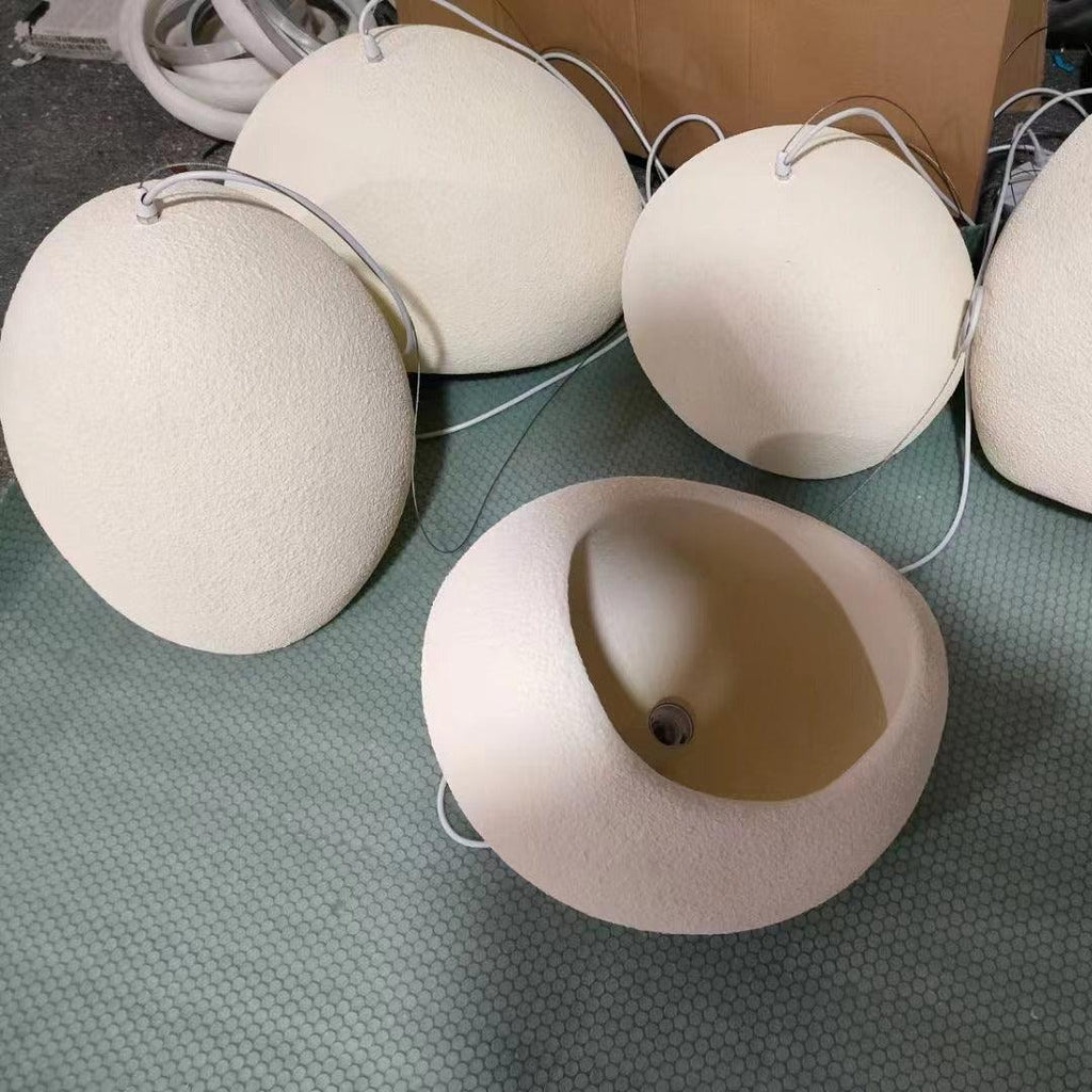 Sculptural Cloud Sphere Pendant Light