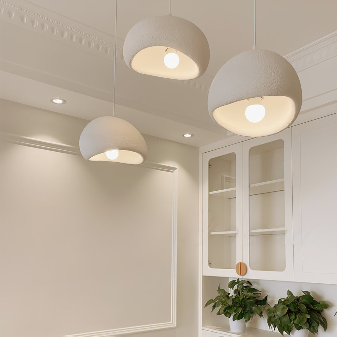 Sculptural Cloud Sphere Pendant Light