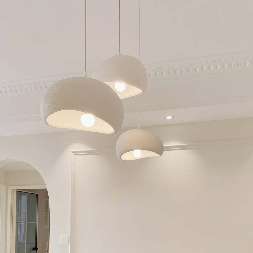 Sculptural Cloud Sphere Pendant Light