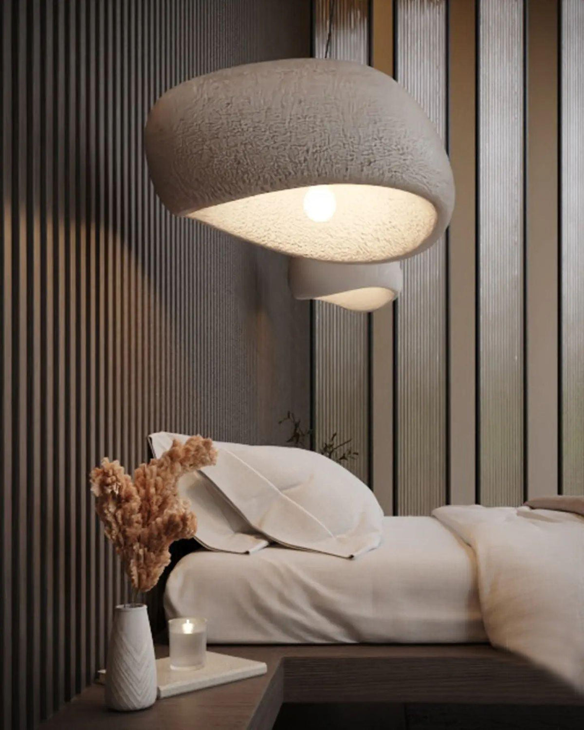 Sculptural Cloud Sphere Pendant Light