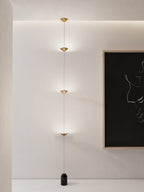 Sculptural Marble Base Floor Lamp