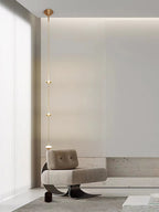 Sculptural Marble Base Floor Lamp
