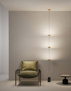 Sculptural Marble Base Floor Lamp