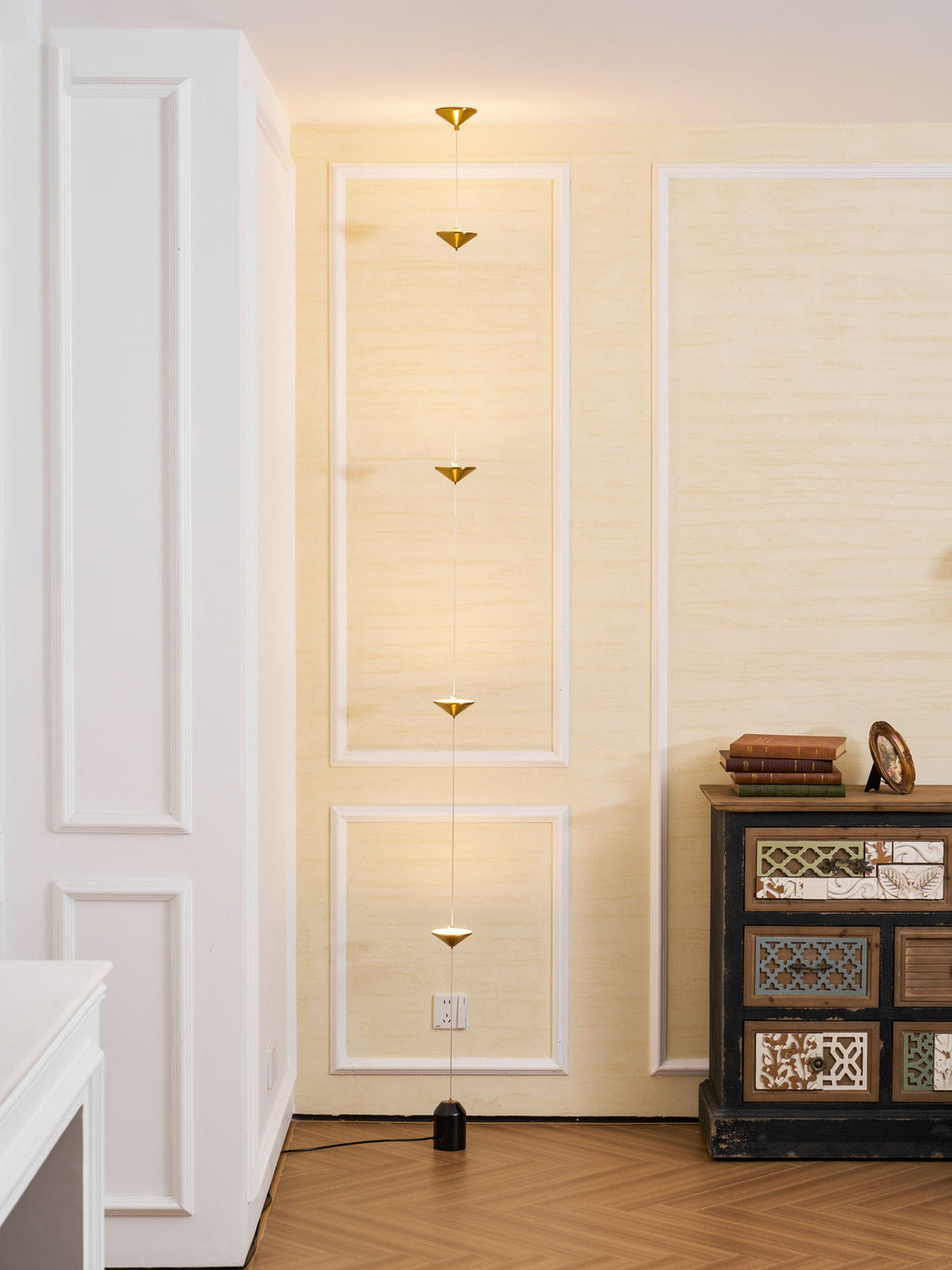 Sculptural Marble Base Floor Lamp