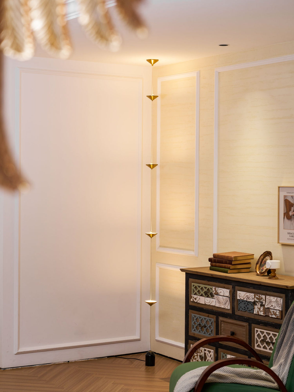 Sculptural Marble Base Floor Lamp