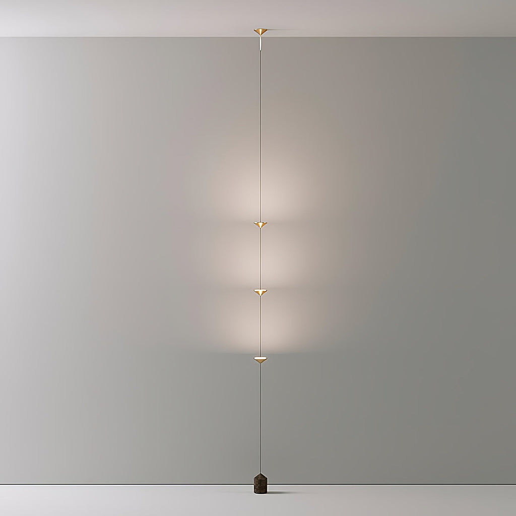 Sculptural Marble Base Floor Lamp