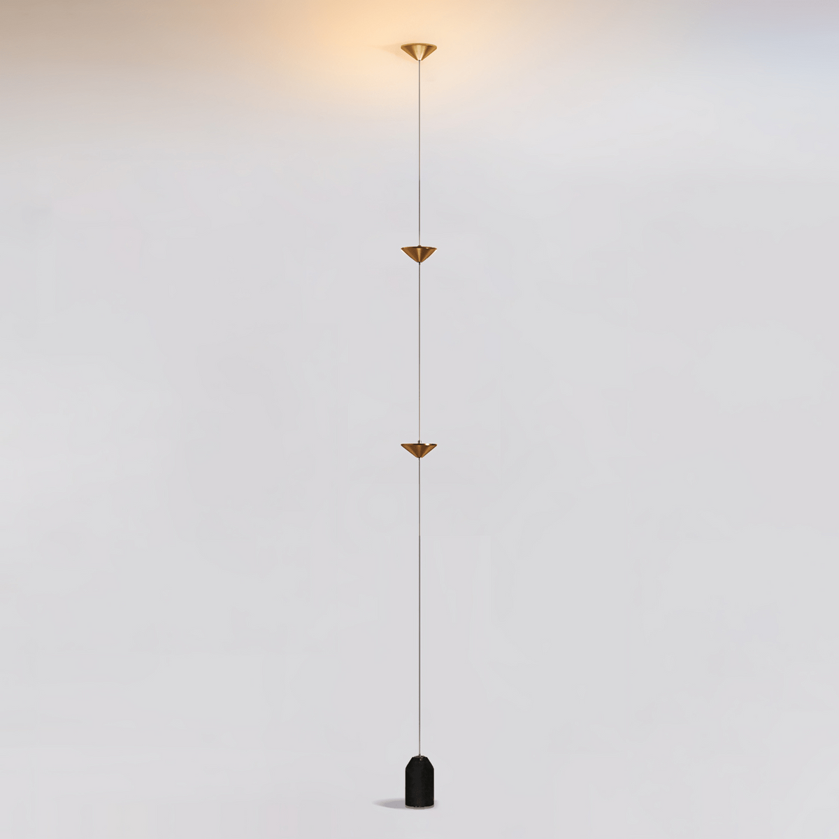 Sculptural Marble Base Floor Lamp
