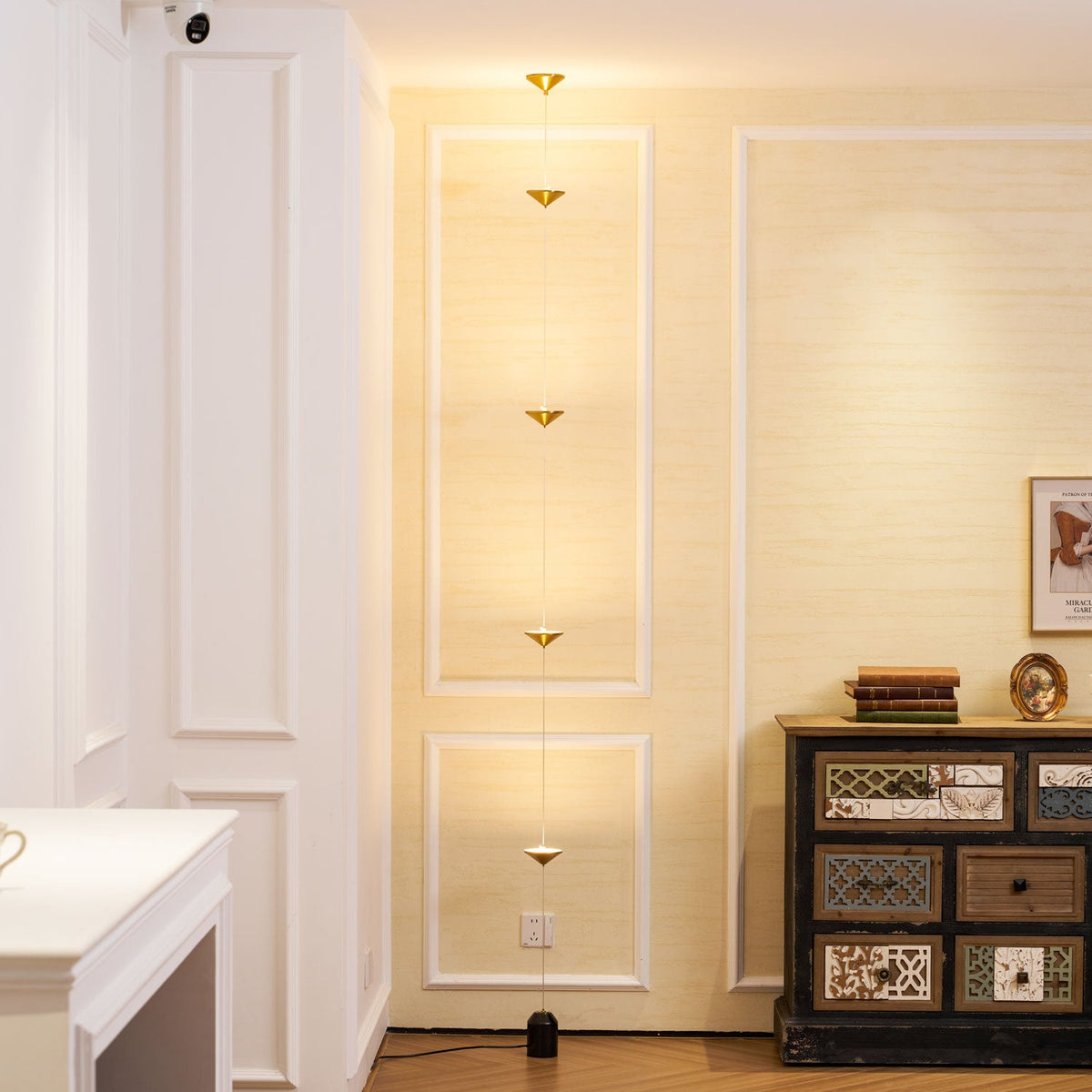Sculptural Marble Base Floor Lamp