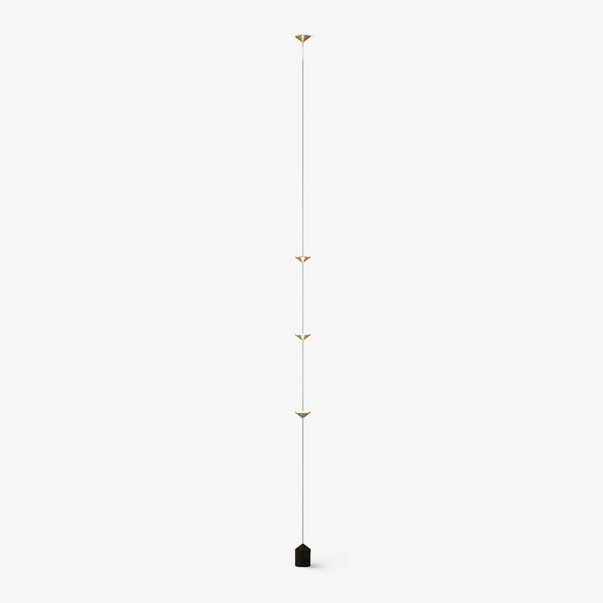 Sculptural Marble Base Floor Lamp