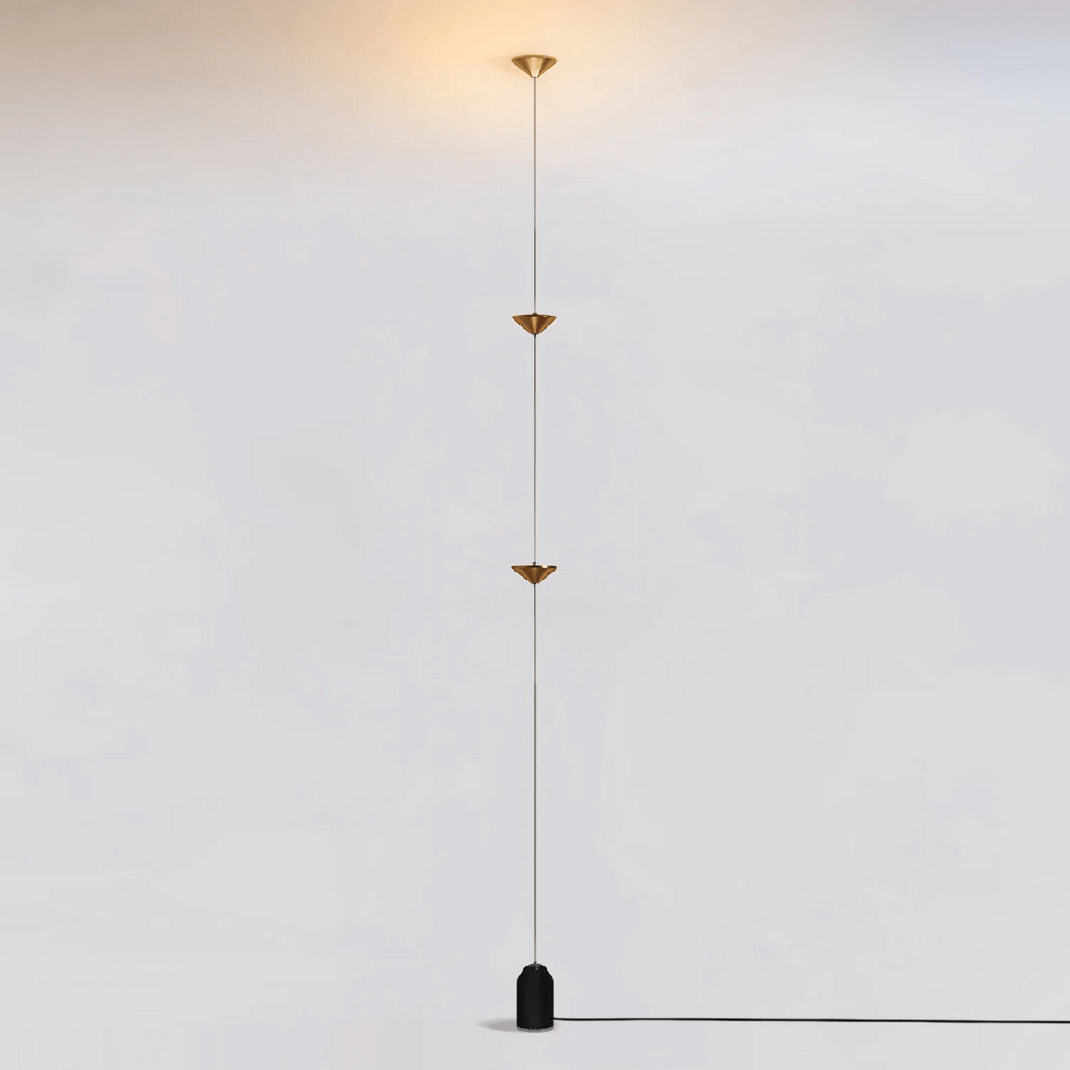 Sculptural Marble Base Floor Lamp