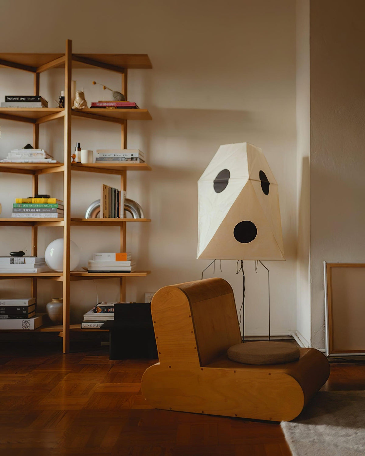 Akari UF3-Q Rice Paper Floor Lamp