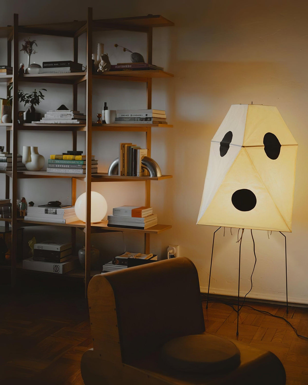 Akari UF3-Q Rice Paper Floor Lamp