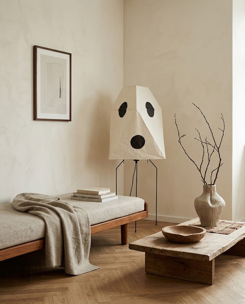 Akari UF3-Q Rice Paper Floor Lamp