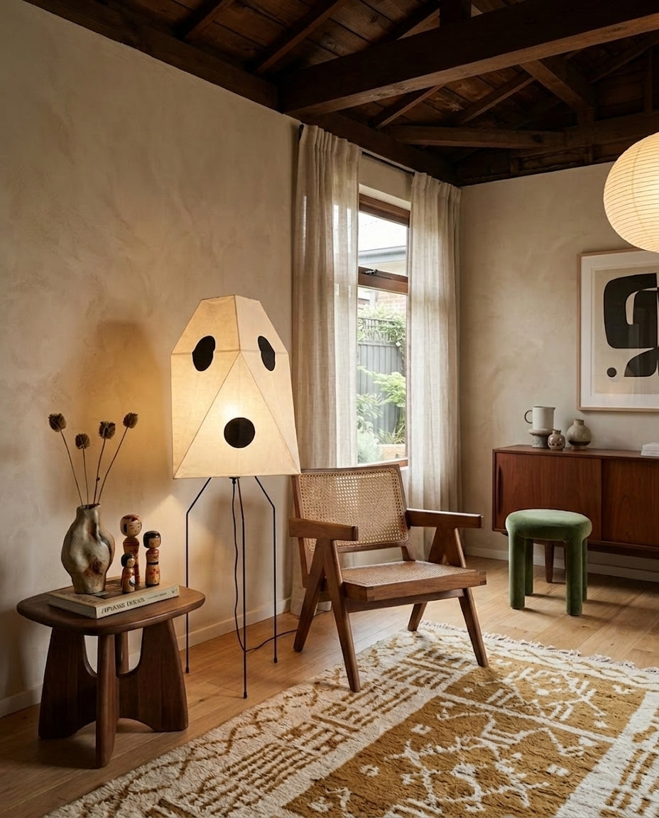 Akari UF3-Q Rice Paper Floor Lamp