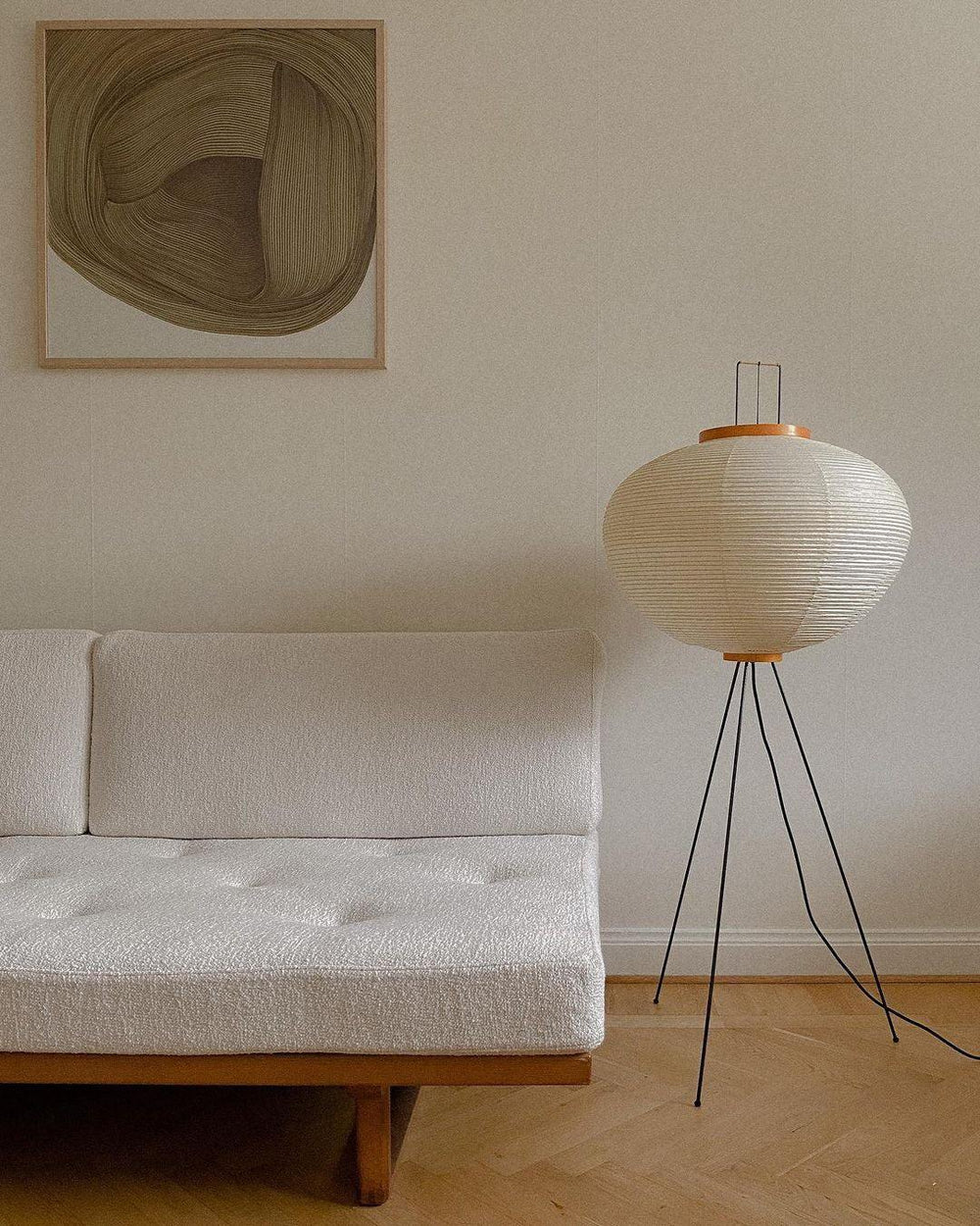 Akari 14A 10A Lantern Floor Lamp