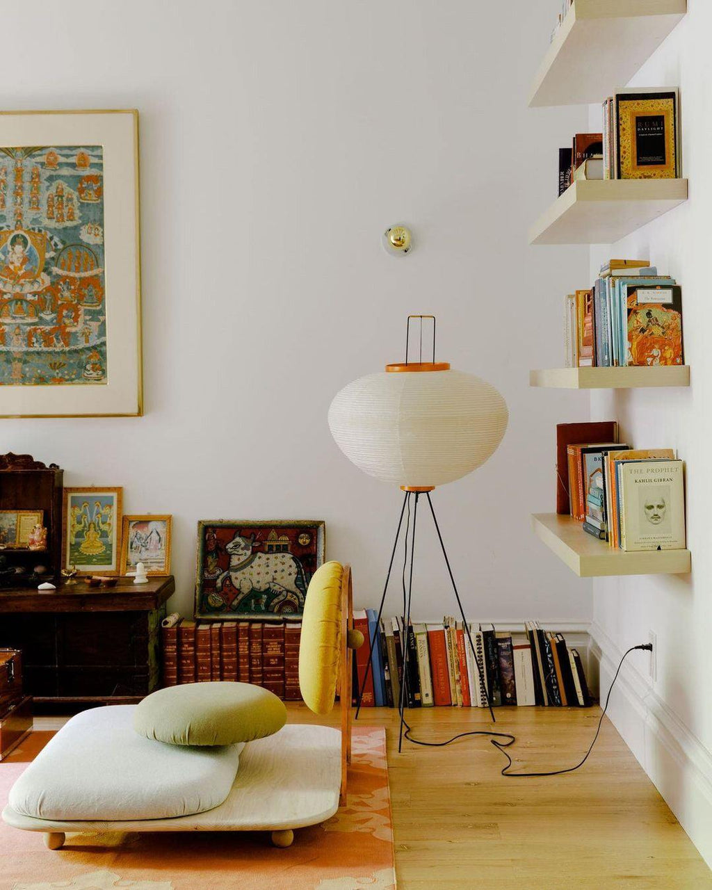 Akari 14A 10A Lantern Floor Lamp