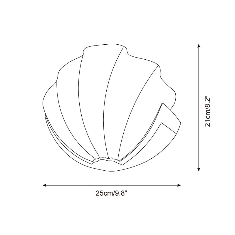 Seashell Glass Wall Lamp — product view 5