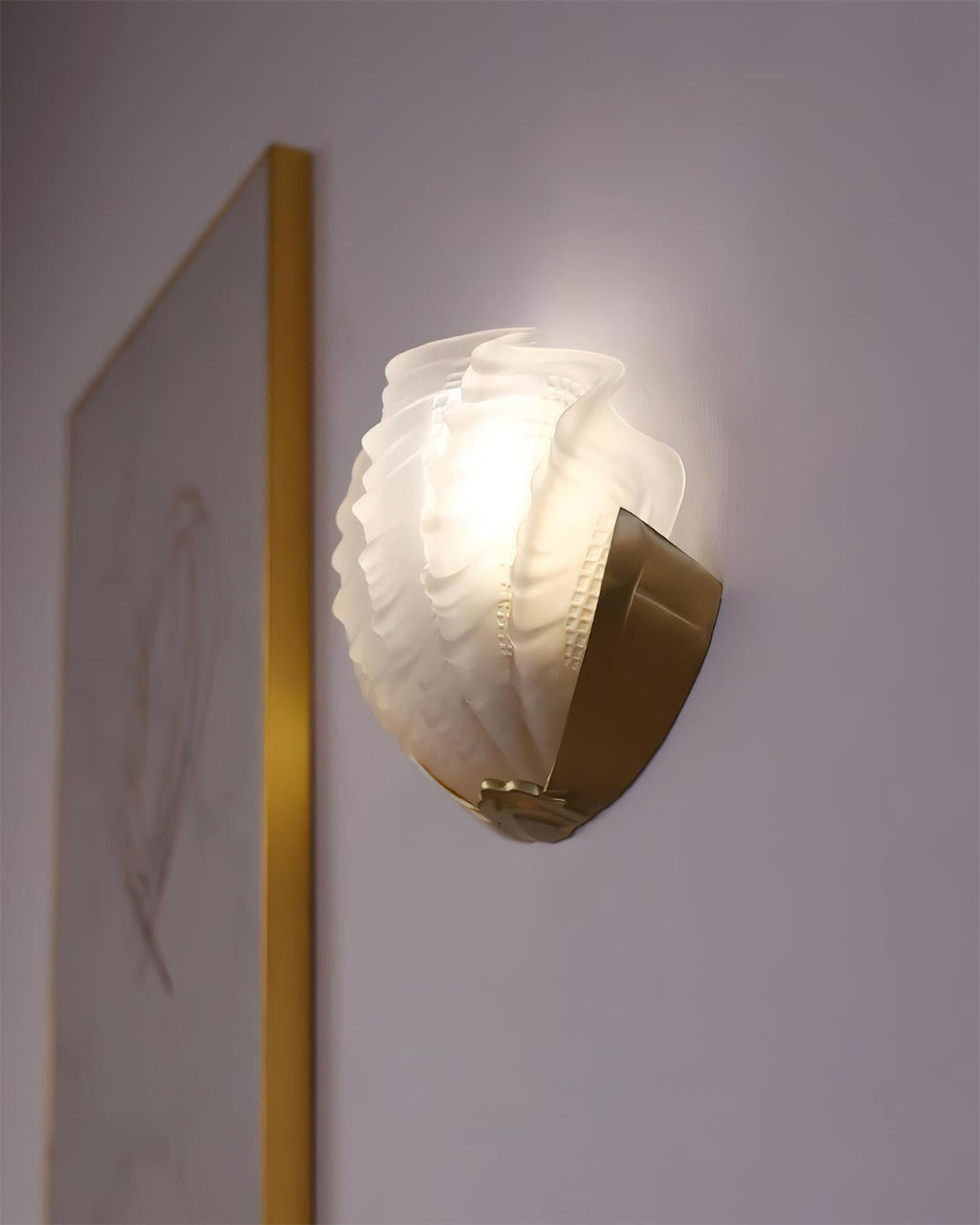Seashell Glass Wall Lamp — product view 21