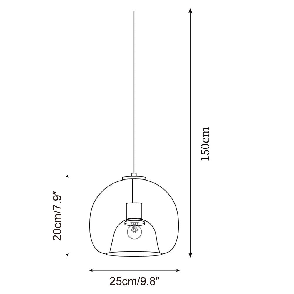 Sedona Glass Pendant Lamp — product view 5