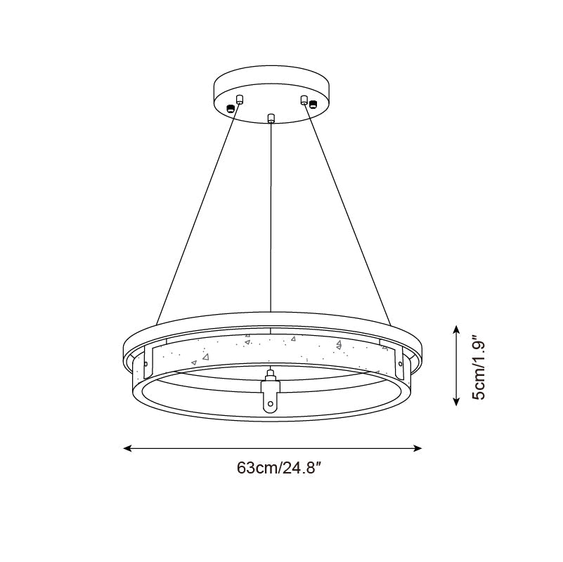 Selvino Travertine Chandelier — product view 7