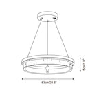 Selvino Travertine Chandelier — product view 7