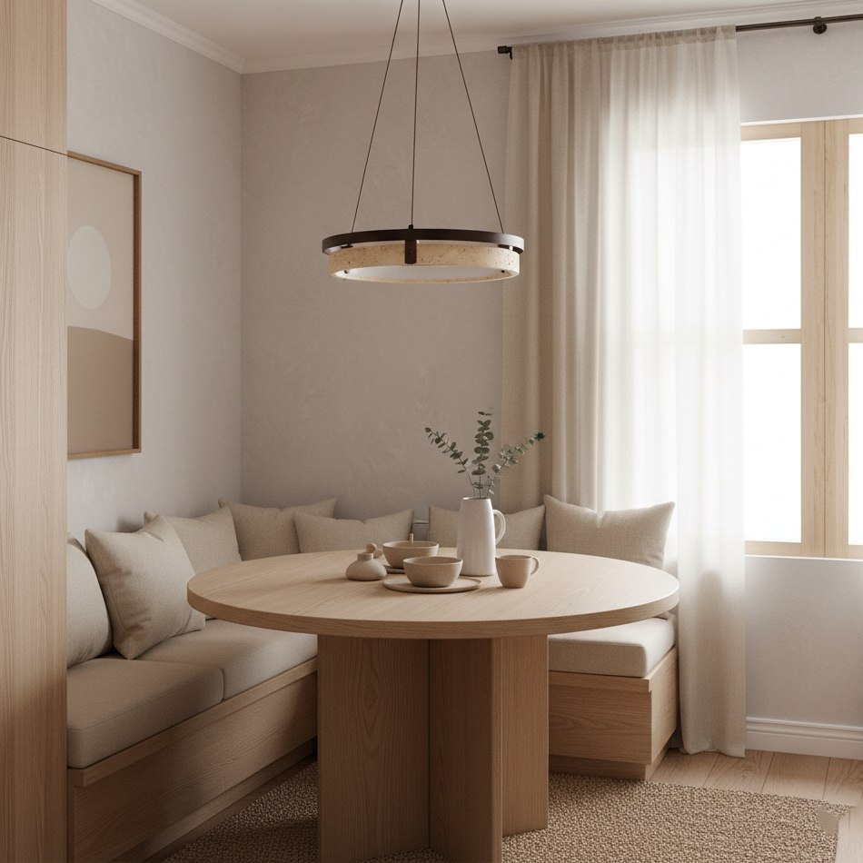 Selvino Travertine Chandelier — product view 14