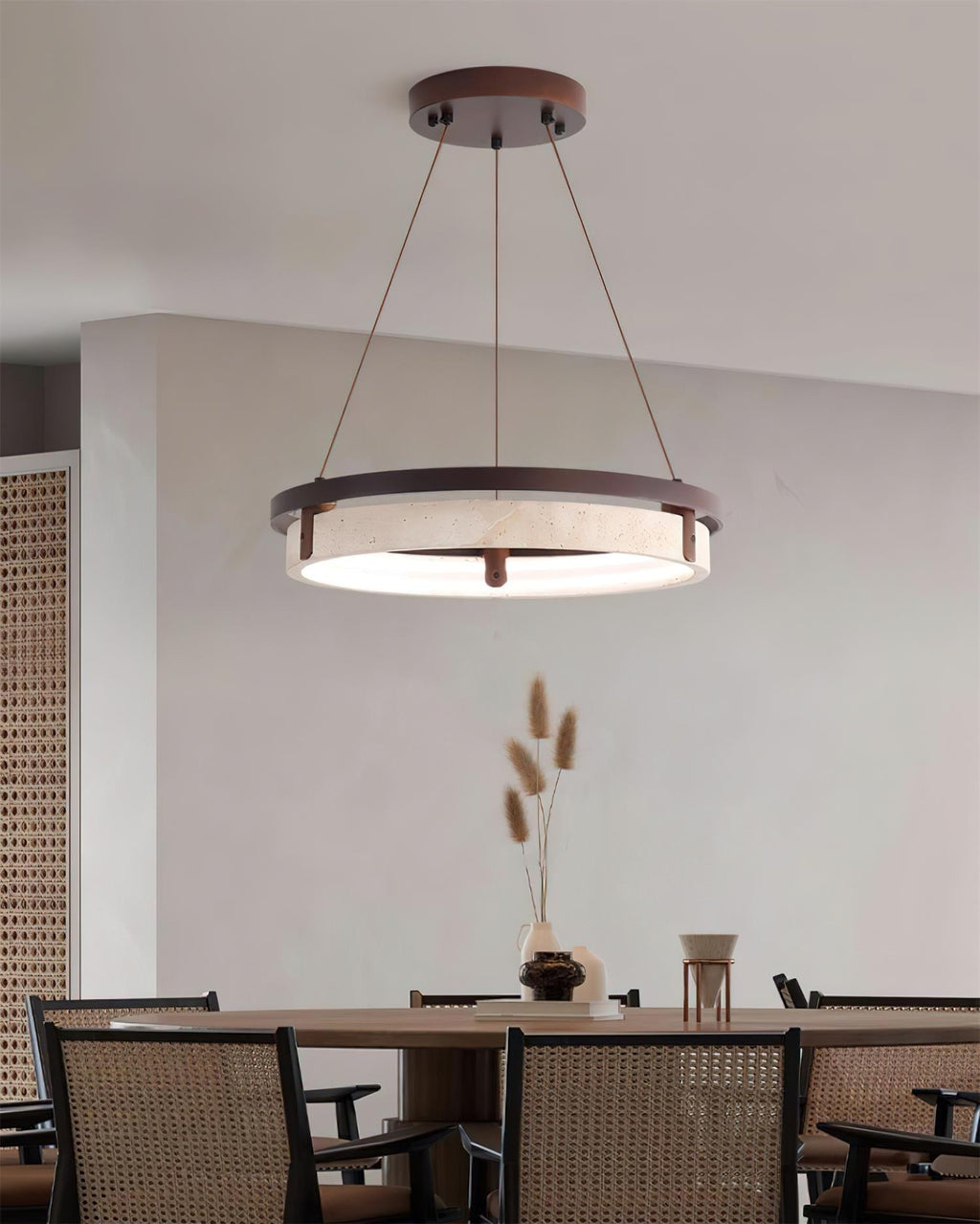 Selvino Travertine Chandelier — product view 18