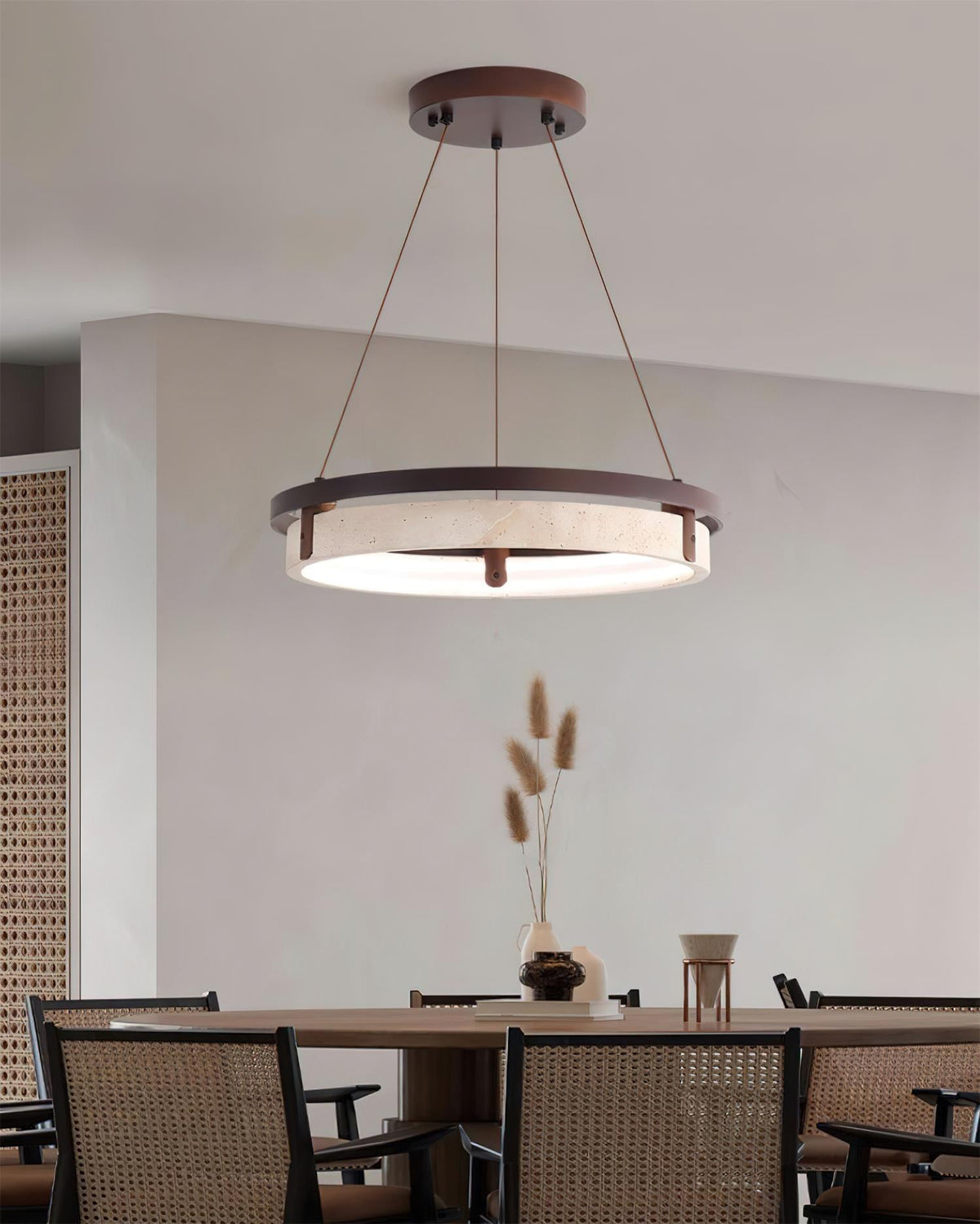 Selvino Travertine Chandelier — product view 18