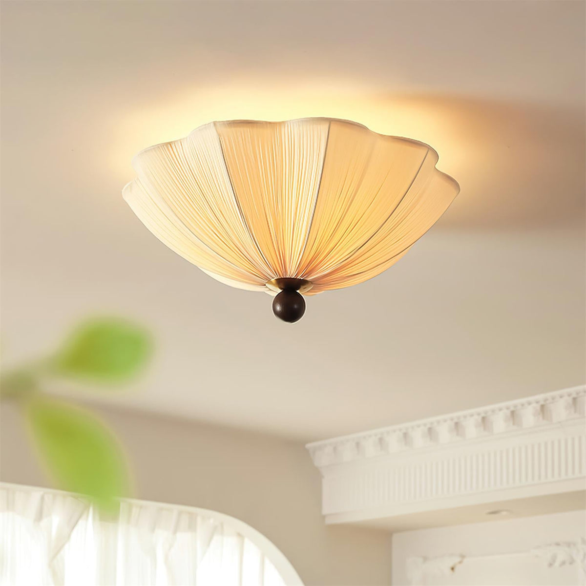 Seralyn Wood Ceiling Lamp — product view 2
