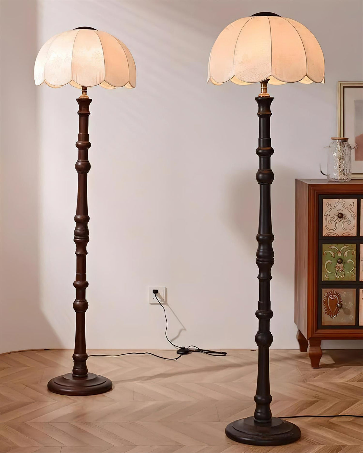 Seraphine Wood Floor Lamp — product view 2