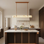 Serenity Line Glass Chandelier — product view 2